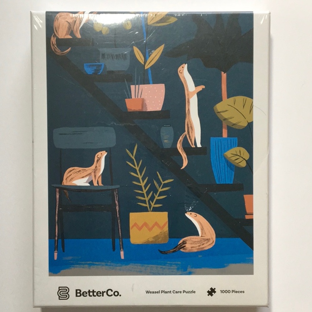 NEW SEALED BetterCo. Weasel Plant Care Puzzle